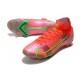 Nike Mercurial Superfly 8 Elite FG Cleats Bright Crimson Metallic Silver