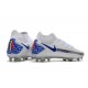 Nike Phantom GT Elite Dynamic Fit FG Boots White Blue Black