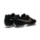 Nike Tiempo Legend V FG Kangaroo Leather Soccer Cleats Black Silver