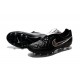 Nike Tiempo Legend V FG Kangaroo Leather Soccer Cleats Black Silver