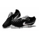 Nike Tiempo Legend V FG Kangaroo Leather Soccer Cleats Black Silver