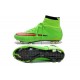 Nike Mercurial Superfly IV FG Mens Football Shoes Green Hyper Punch