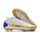 Nike Phantom GT Elite Dynamic Fit FG Boots White Golden Blue