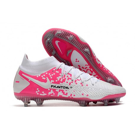 Nike Phantom GT Elite Dynamic Fit FG Boots White Pink