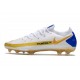 Nike Phantom GT Elite FG Cleat White Golden Blue