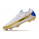 Nike Phantom GT Elite FG Cleat White Golden Blue