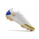 Nike Phantom GT Elite FG Cleat White Golden Blue