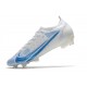 New Nike Mercurial Vapor XIV Elite FG White Blue