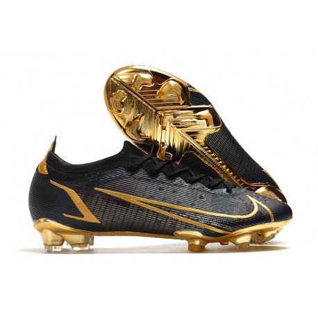 New Nike Mercurial Vapor XIV Elite FG Black Gold