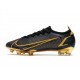 New Nike Mercurial Vapor XIV Elite FG Black Gold