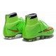 Nike Mercurial Superfly IV FG Mens Football Shoes Green Hyper Punch
