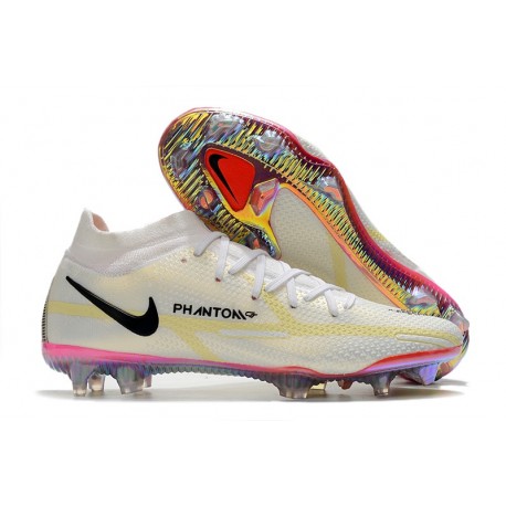 Nike Phantom Generative Texture II Elite DF FG White Black Bright Crimson Pink Blast