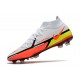 Nike Phantom Generative Texture II Elite DF FG White Bright Crimson Volt