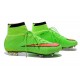 Nike Mercurial Superfly IV FG Mens Football Shoes Green Hyper Punch