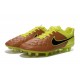 Nike Tiempo Legend V FG Kangaroo Leather Soccer Cleats Canvas Black Volt 