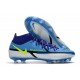 Nike Phantom Generative Texture II Elite DF FG Recharge - Sapphire Volt Grey Fog Blue Void