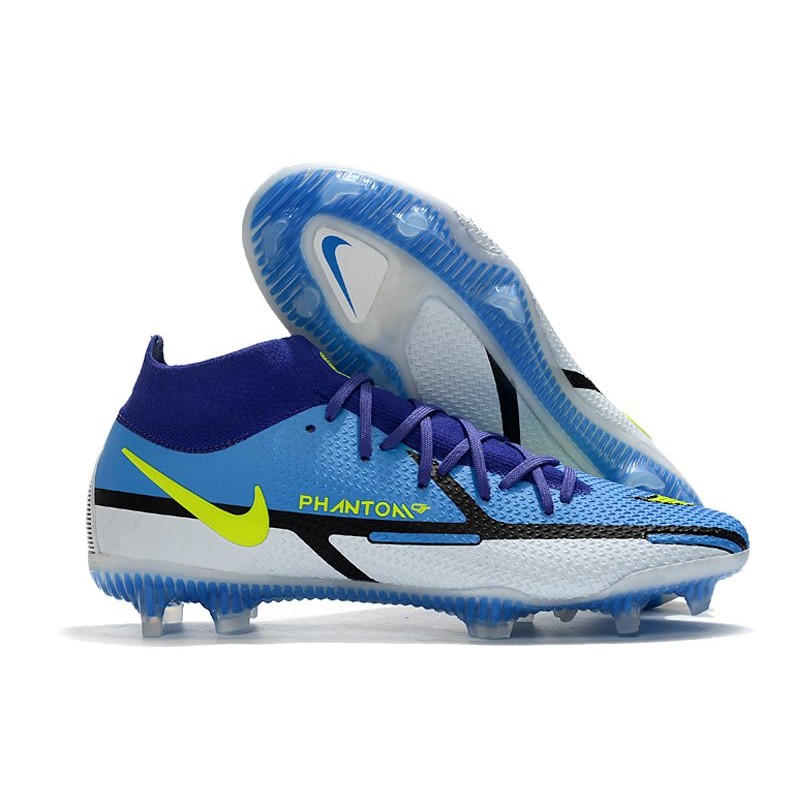 Nike Phantom GT II Elite DF FG Recharge - Sapphire Volt Grey Fog Blue