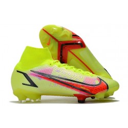 Cristiano Ronaldo Nike Mercurial Superfly 4 FG Soccer Boots Yellow Pink