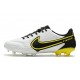Nike Tiempo Legend IX Elite FG Boots White Black Yellow