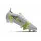 Nike Mercurial Vapor 14 Elite SG-Pro AC White Black Metallic Silver Volt