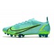 Nike Mercurial Vapor 14 Elite AG PRO Cleats Dynamic Turq Lime Glow