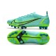 Nike Mercurial Vapor 14 Elite AG PRO Cleats Dynamic Turq Lime Glow