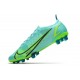 Nike Mercurial Vapor 14 Elite AG PRO Cleats Dynamic Turq Lime Glow