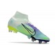 Nike Mercurial Superfly VIII Elite SG PRO Anti Clog Dream Speed 5 - Barely Green Volt Electro Purple