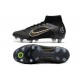 Nike Mercurial Superfly VIII Elite SG Shadow - Black Gold Silver
