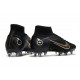Nike Mercurial Superfly VIII Elite SG Shadow - Black Gold Silver