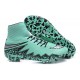 Nike Hypervenom Phantom II FG Firm Ground Soccer Cleats Green Silver Black