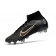 Nike Mercurial Superfly VIII Elite SG Shadow - Black Gold Silver