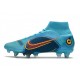 Nike Mercurial Superfly VIII Elite SG PRO Anti Clog Blueprint - Chlorine Blue Laser Orange Marina