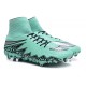 Nike Hypervenom Phantom II FG Firm Ground Soccer Cleats Green Silver Black