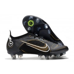 Nike Mercurial Vapor 14 Elite SG-Pro AC Shadow - Black Metallic Gold Metallic Silver