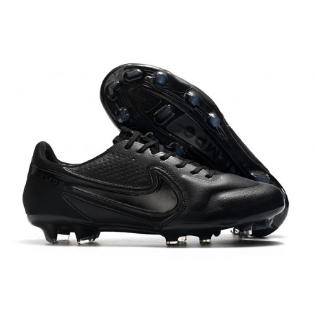 nike tiempo all black