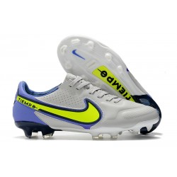 Nike Tiempo Legend IX Elite FG Boots Grey Fog Volt Sapphire