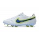 Nike Tiempo Legend IX Elite FG Boots White Blue