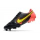 Nike Tiempo Legend IX Elite FG Boots Black Red Yellow