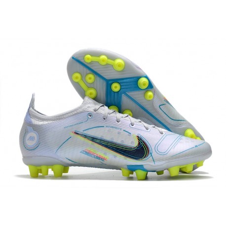 Nike Mercurial Vapor 14 Elite AG PRO Cleats Grey Blackened Blue