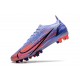 Nike Mercurial Vapor 14 Elite AG PRO Cleat Mbappe Light Thistle Silver