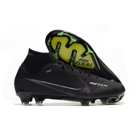 Nike Zoom Mercurial Superfly 9 Elite FG Black Grey Volt