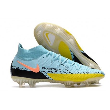 Nike Phantom Generative Texture II Elite DF FG Glacier Ice Black Yellow 