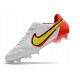 Nike Tiempo Legend IX Elite FG Motivation - White Volt Bright Crimson