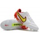 Nike Tiempo Legend IX Elite FG Motivation - White Volt Bright Crimson