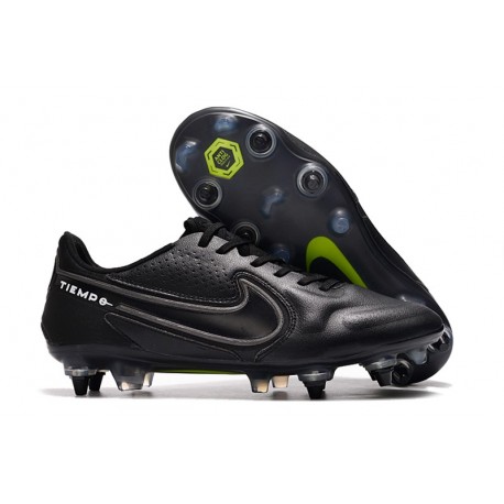 Nike Tiempo Legend IX Elite SG Anti-Clog Black Dark Smoke Grey White
