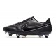Nike Tiempo Legend IX Elite SG Anti-Clog Black Dark Smoke Grey White