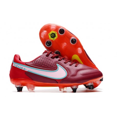 Nike Tiempo Legend IX Elite SG Blueprint - Team Red White Mystic Hibiscus