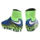 New Neymar Nike Hypervenom Phantom 2 FG Football Boots Blue Green White