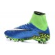 New Neymar Nike Hypervenom Phantom 2 FG Football Boots Blue Green White